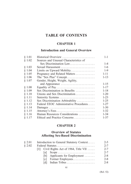 Table of Contents