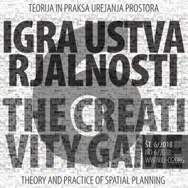 CREATIVITY GAME Theory and Practice of Spatial Planning 6/2018