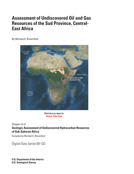 Assessment of Undiscovered Oil and Gas Resources of the Sud Province, Central- East Africa