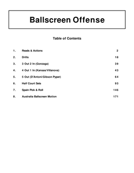 Ballscreen Offense