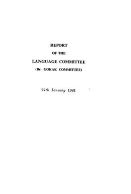 Report of the Language Committee Jan G4307.Pdf