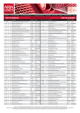 Top 50 Singles Top 50 Albums