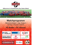 FC Baden – FC Gossau