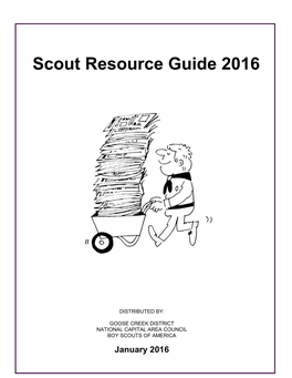 Scout Resource Guide 2016