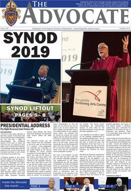 October 2019 SYNOD 2019