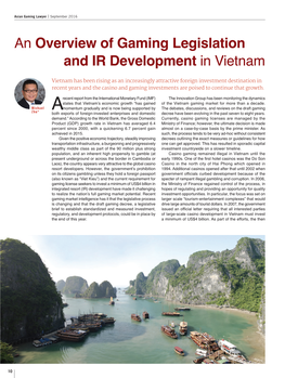 An Overview of Gaming Legislation and IR Development in Vietnam