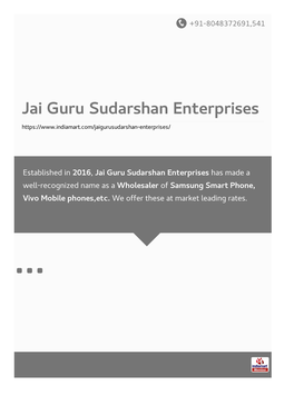 Jai Guru Sudarshan Enterprises