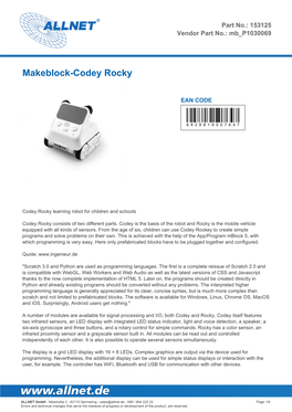 Makeblock-Codey Rocky