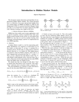 Introduction to Hidden Markov Models