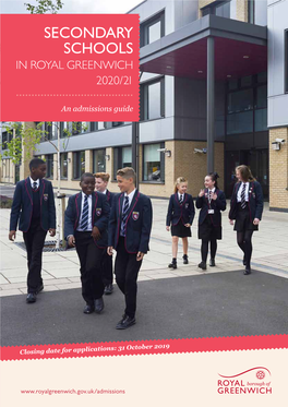 Secondary Schools in Royal Greenwich 2020/21