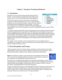 Chapter 7 Emergency Warning and Response