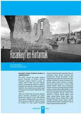 Hasankeyf'leri Kurtarmak Çýkardýðý Ve Sonuçta Hasankeyf Ve Allianoi Gibi 1