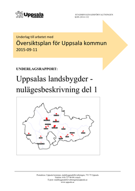 Uppsalas Landsbygder - Nulägesbeskrivning Del 1