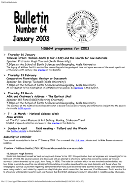 NSGGA Bulletin 64