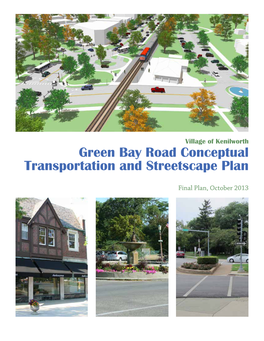 Kenilworth Corridor Transportation and Streetscape Plan