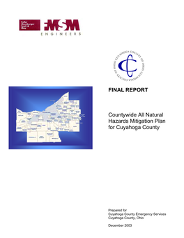 FINAL REPORT Countywide All Natural Hazards Mitigation Plan For
