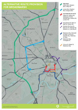 Alternative Route Provision for Broadmarsh
