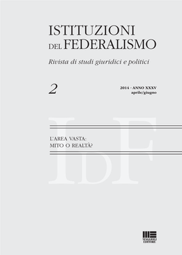 ISTITUZIONI DEL FEDERALISMO Rivista Di Studi Giuridici E Politici