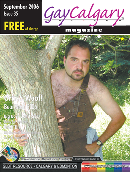 Gaycalgary.Com Magazine September 2006 Issue