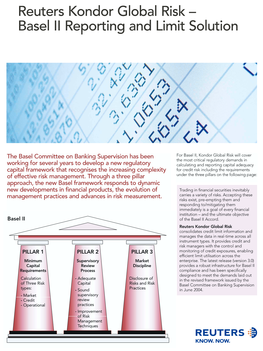 Reuters Kondor Global Risk – Basel II Reporting and Limit Solution