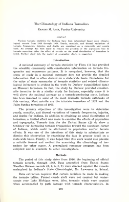 Proceedings of the Indiana Academy of Science