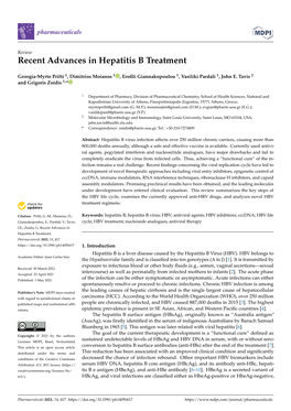 Recent Advances in Hepatitis B Treatment