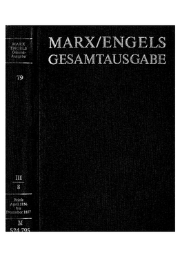 Karl Marx Friedrich Engels Gesamtausgabe (Mega)