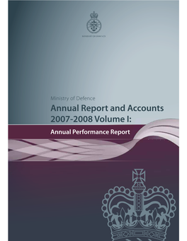 Ministry of Defence Annual Report and Accounts 2007-08