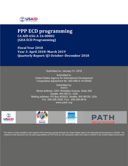 PPP ECD Programming