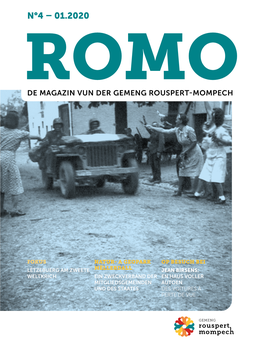 N°4 – 01.2020 Romo De Magazin Vun Der Gemeng Rouspert-Mompech