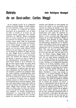 Retrato De Un Bestaseuer: Carlos Maggi