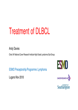 Treatment of DLBCL