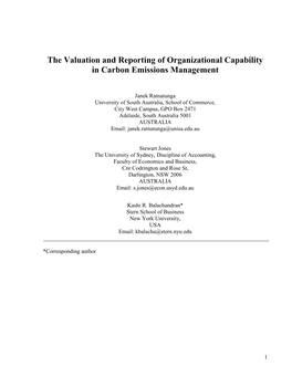 The Credits and Debits of Carbon Emissions Trading