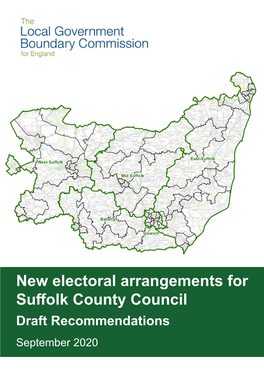 New Electoral Arrangements for Suffolk County Council Draft