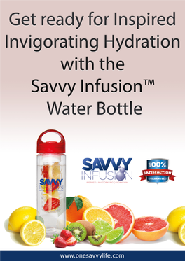 Download Bonus Savvy Infuser Recipes Here