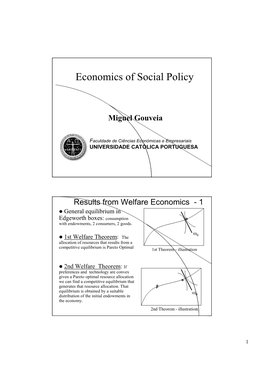 Economics of Social Policy