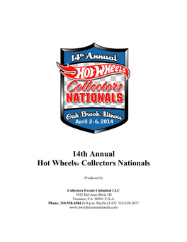 20Th Annual Hot Wheels® Collectors Convention