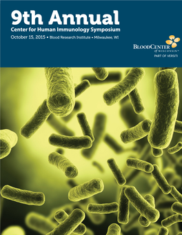 9Th Annual Center for Human Immunology Symposium