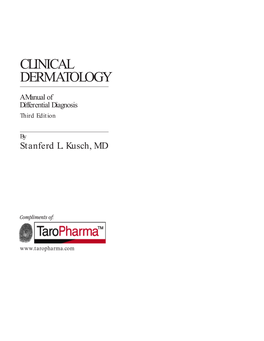 Clinical Dermatology