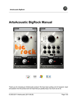 Artsacoustic CL Series Manual