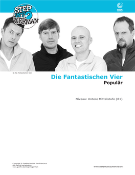 Die Fantastischen Vier Die Fantastischen Vier Populär