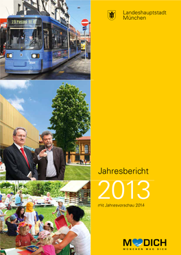 Jahresbericht 2013 Mit Jahresvorschau 2014