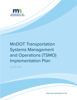 (TSMO) Implementation Plan