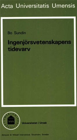 Ingenjörsvetenskapens Tidevarv