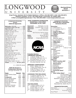 Reclassifying NCAA Division I