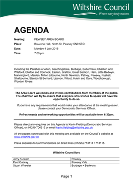 (Public Pack)Agenda Document for Pewsey Area Board, 04/07/2016 19