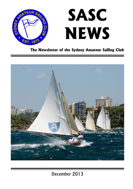 December 2013 SASC NEWS SYDNEY AMATEUR SAILING CLUB