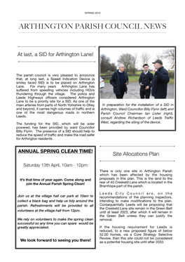 Newsletter SPRING 2019