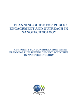 Planning Guide for Public Engagement and Outreach in Nanotechnology