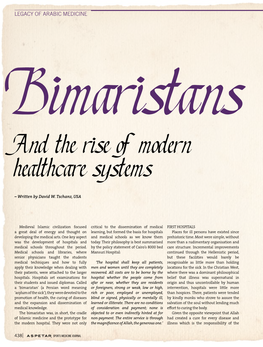And the Rise of Modern Healthcare Systems
